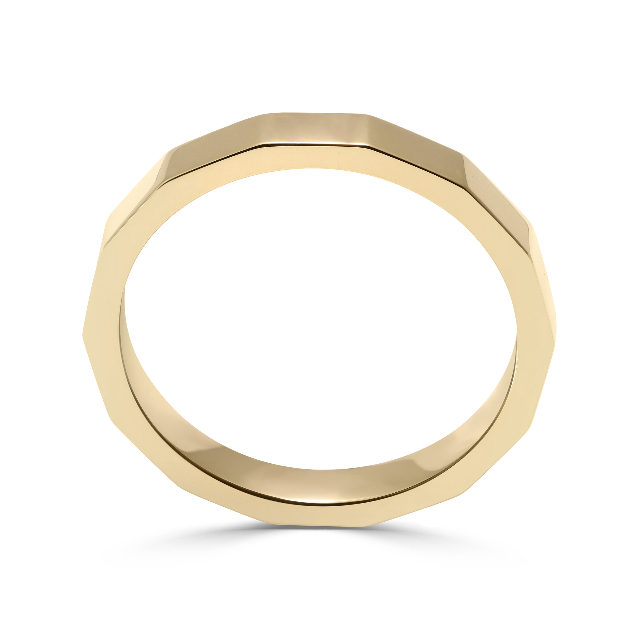 Geo - Wedding Ring in 18ct Yellow Gold Ring | Paul Bram