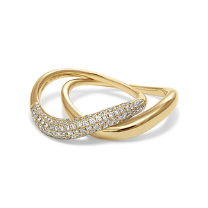 Curved Gold Ring