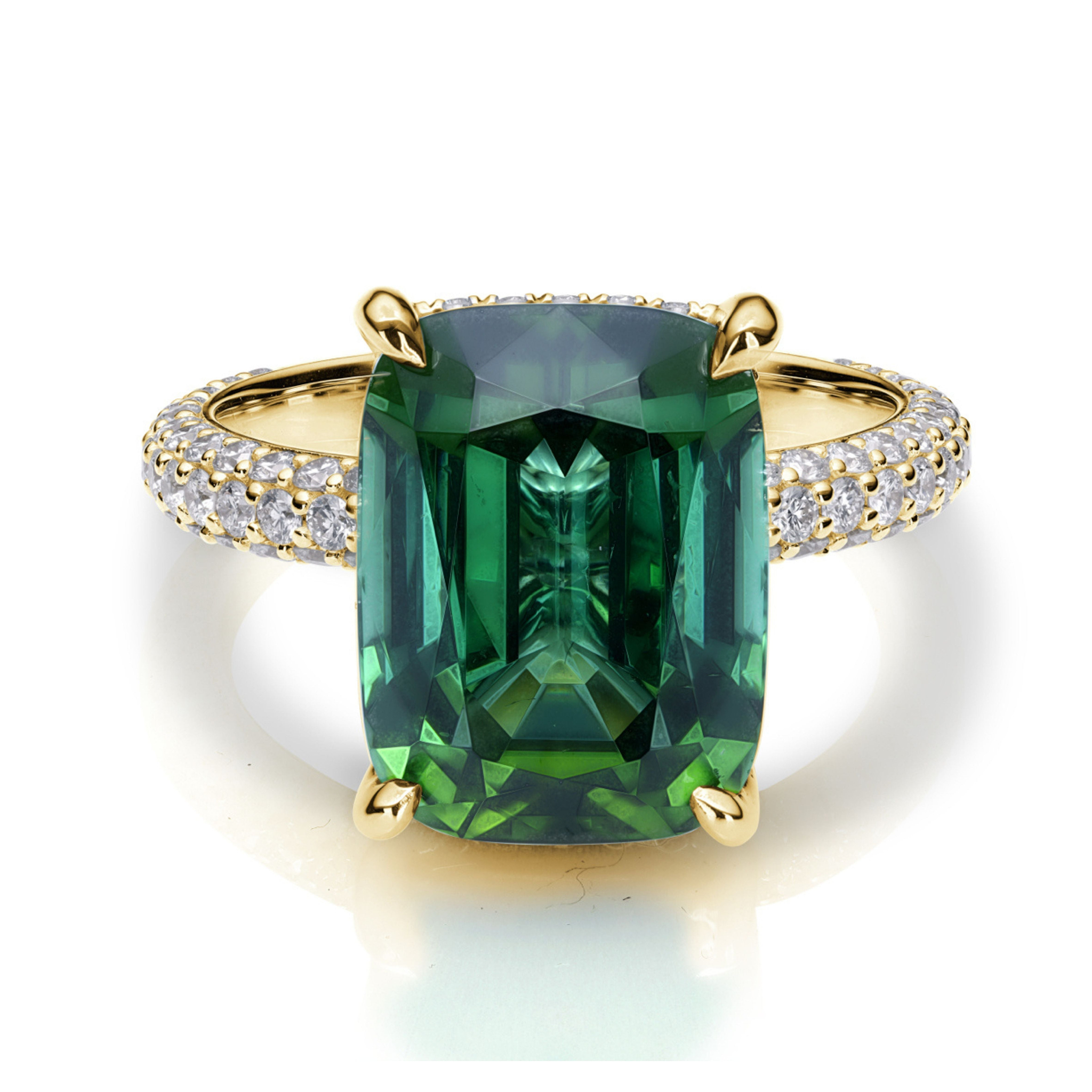 Tourmaline & Diamond Ring - Reece Ring | Paul Bram