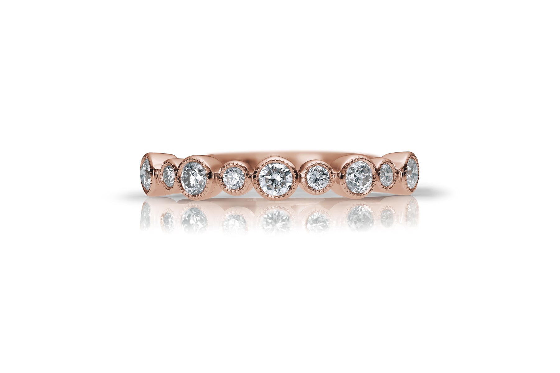 Bezel Set Diamond Ring - Solice Ring | Paul Bram