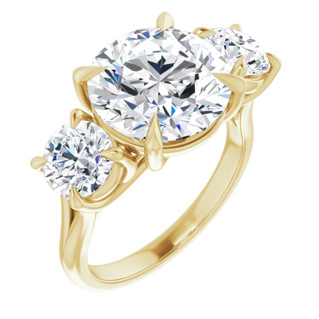 14K Yellow Engagement Ring Mounting