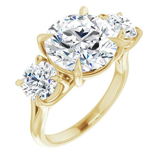 14K Yellow Engagement Ring Mounting