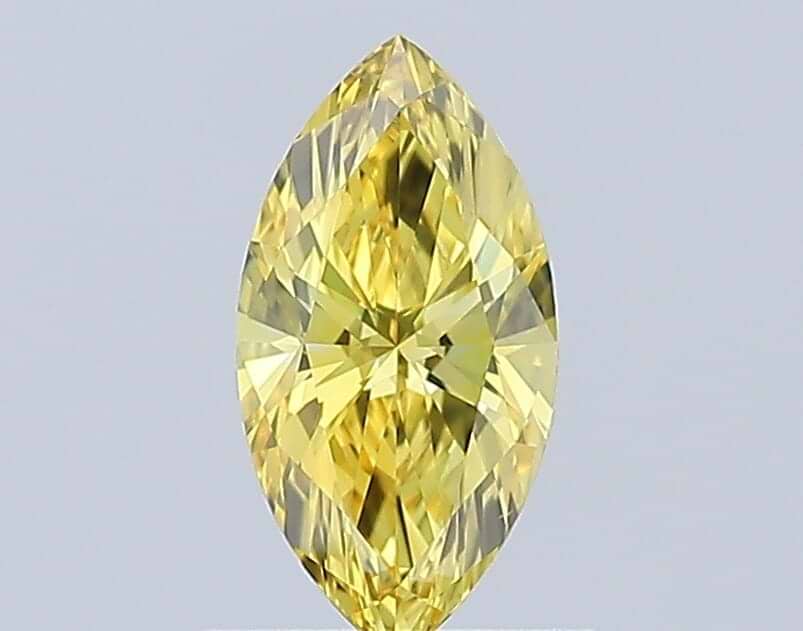 Marquise 0.62 Fancy Vivid Yellow VS1