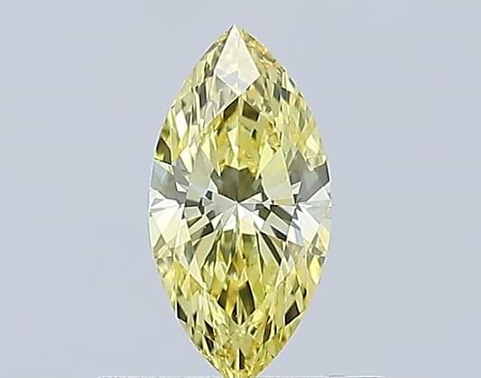 Marquise 0.42 Fancy Vivid  Yellow VVS1