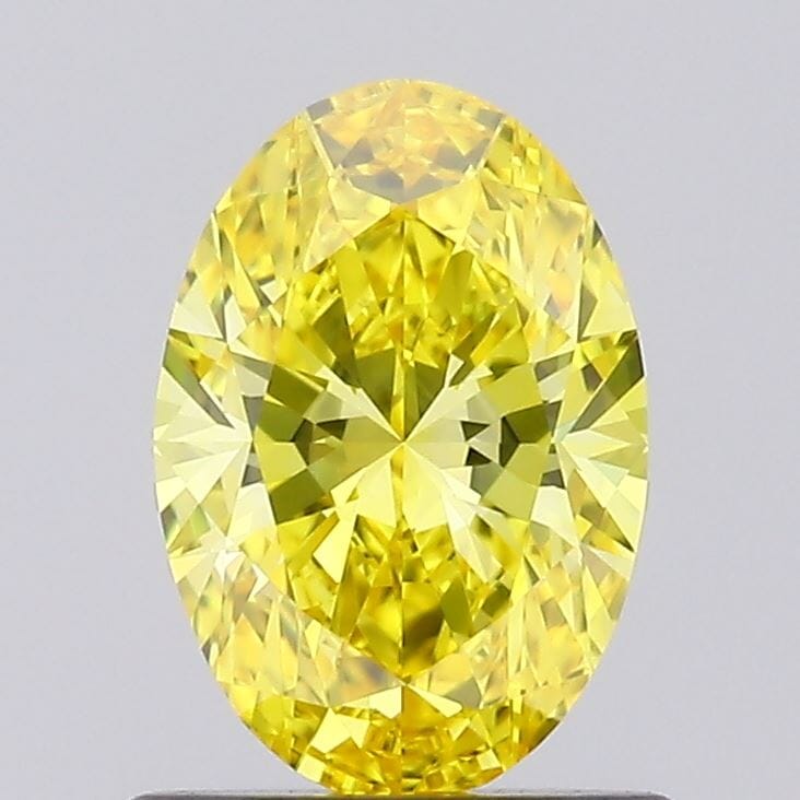 Oval 0.82 Fancy Vivid Yellow VVS2
