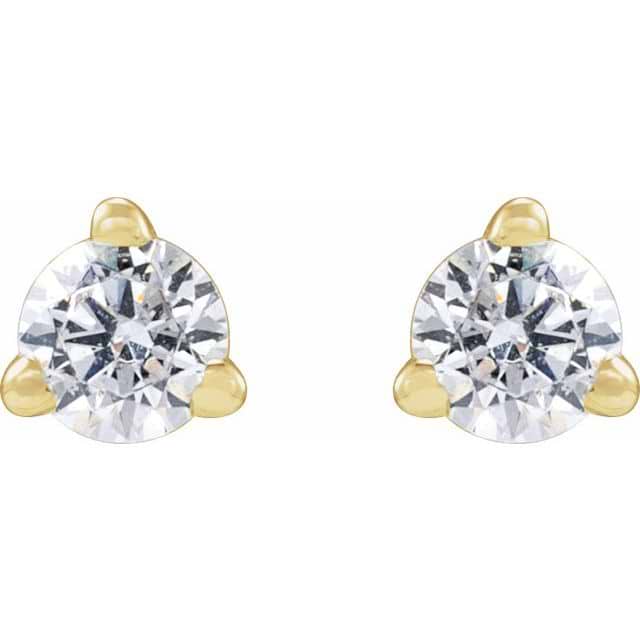 14k-yellow-1/6-ctw-lab-grown-diamond-stud-earrings