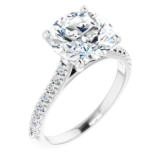 Platinum Engagement Ring Mounting