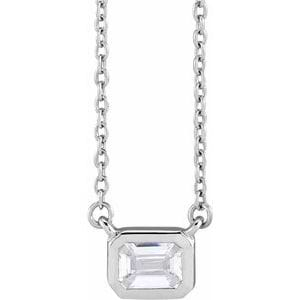 Lab-Grown Diamond Adjustable 16-18" Necklace