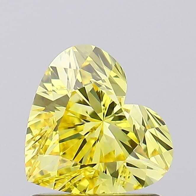 Heart 1.02 Fancy Vivid Yellow VVS2