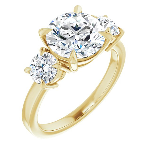 14K Yellow Engagement Ring Mounting