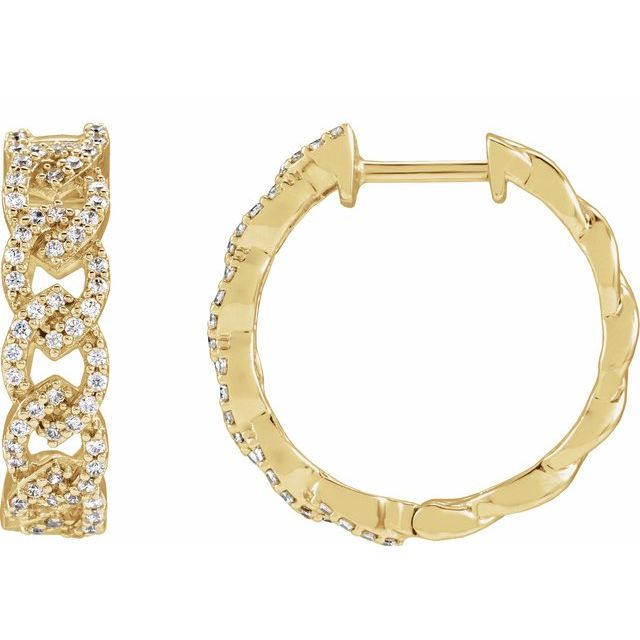 14k-rose-1/2-ctw-lab-grown-diamond--hoop-earrings