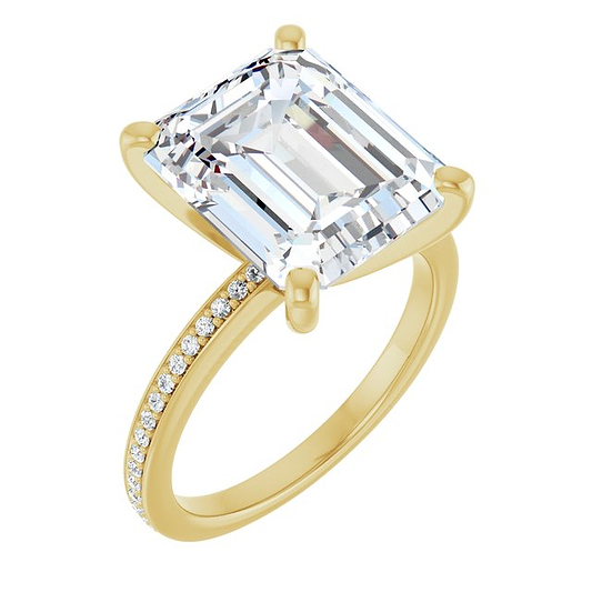 14K Yellow Engagement Ring Mounting