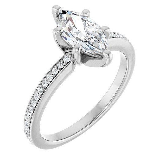 Platinum Engagement Ring Mounting