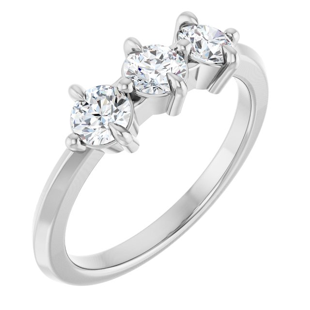 platinum-1/4-ctw-lab-grown-diamond-anniversary-band