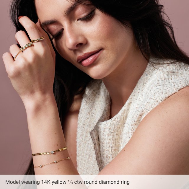 14k-yellow-1/6-ctw-lab-grown-diamond-stackable-ring