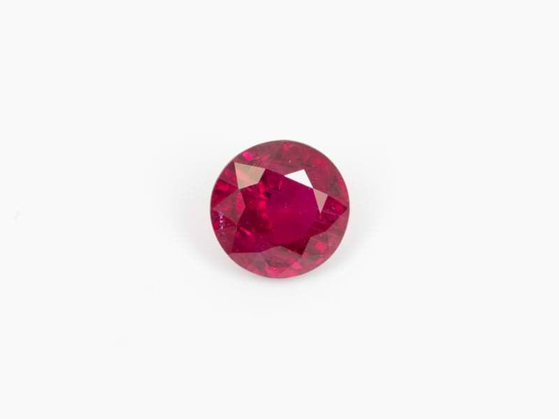 Round Red Ruby 0.98ct