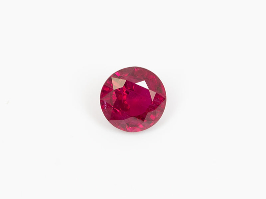 Round Red Ruby 0.98ct