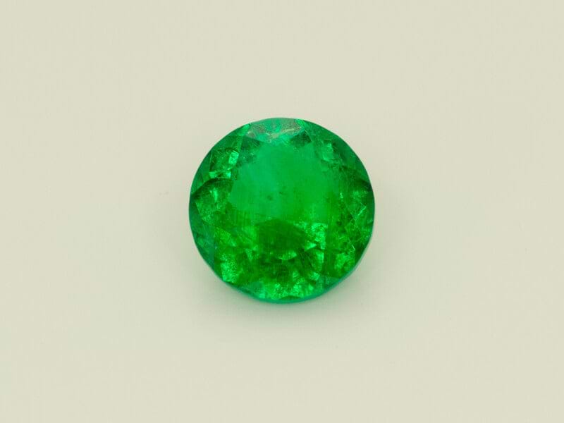 Round Green Emerald 0.52ct