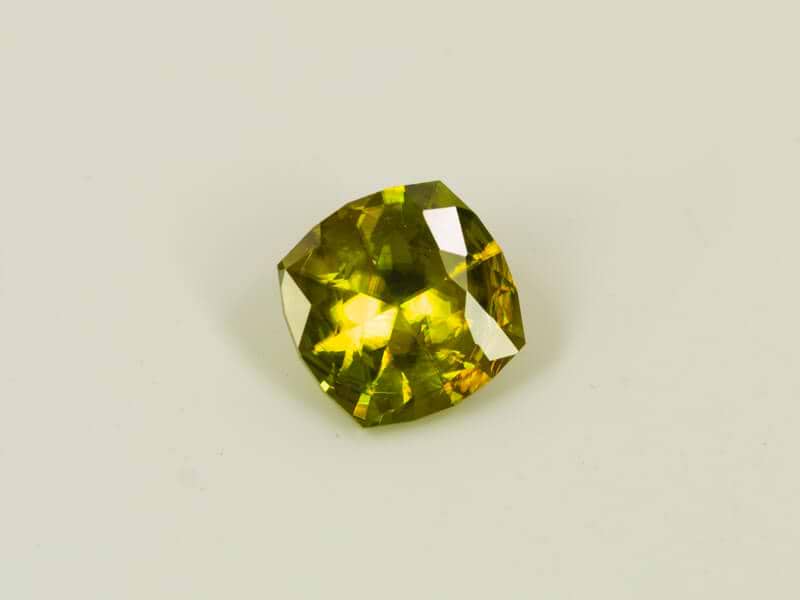 Cushion Yellow Sphene 4.18ct