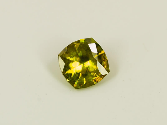 Cushion Yellow Sphene 4.18ct