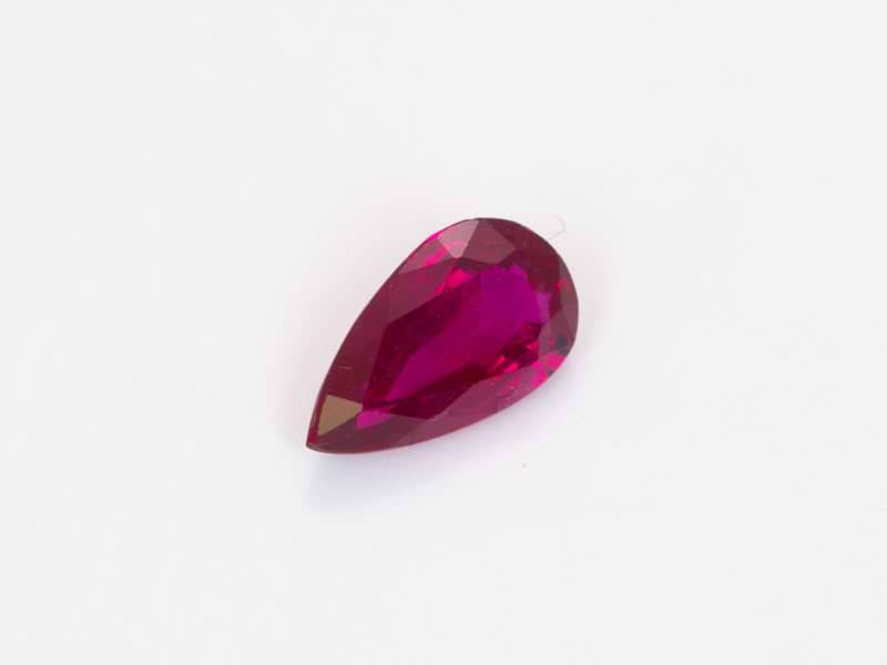Pear Red Ruby 4.20ct