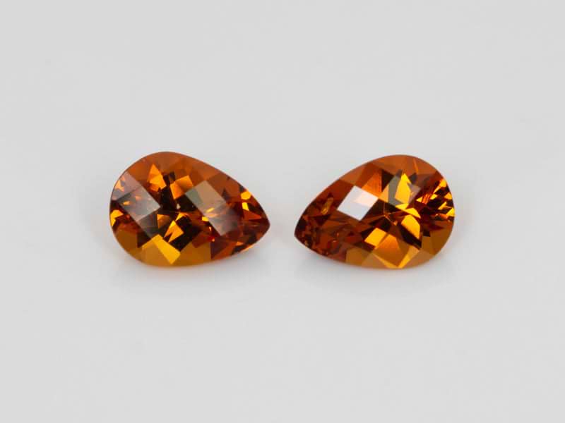 Pear Orange Garnet 1.68ct