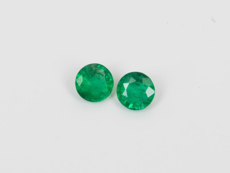 Round Green Emerald 0.53ct