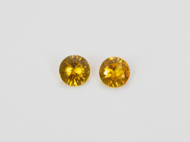 Round Yellow Sapphire 1.03ct
