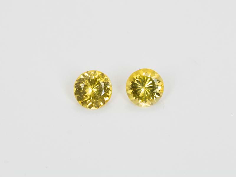 Round Yellow Sapphire 1.12ct