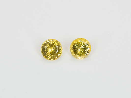 Round Yellow Sapphire 1.12ct