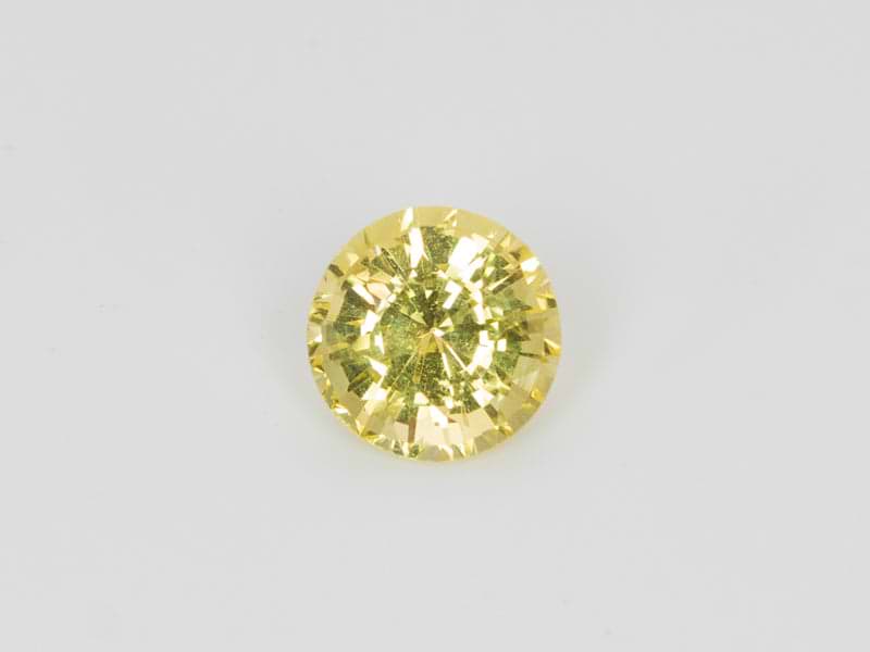 Round Yellow Sapphire 1.29ct