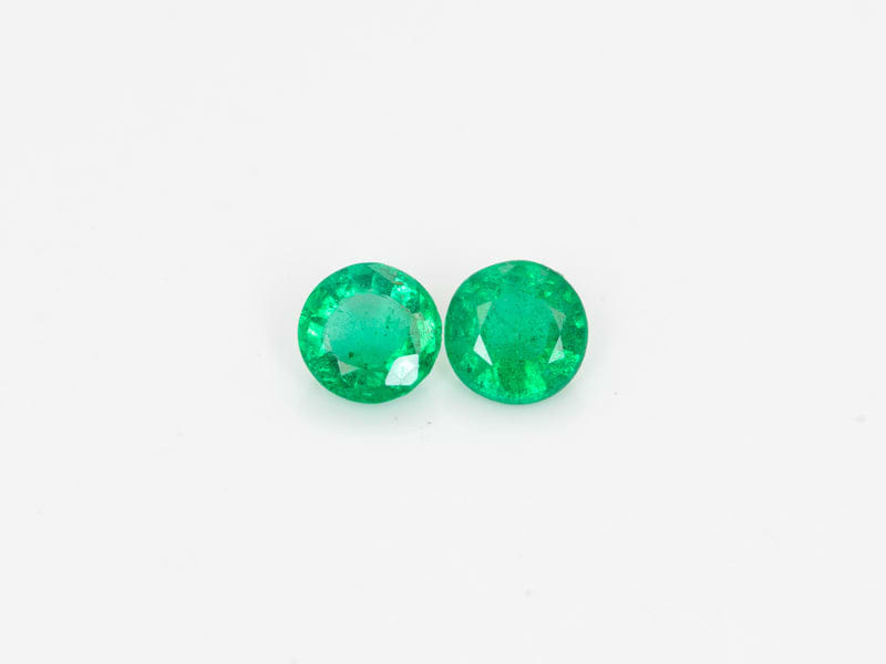 Round Green Emerald 0.40ct
