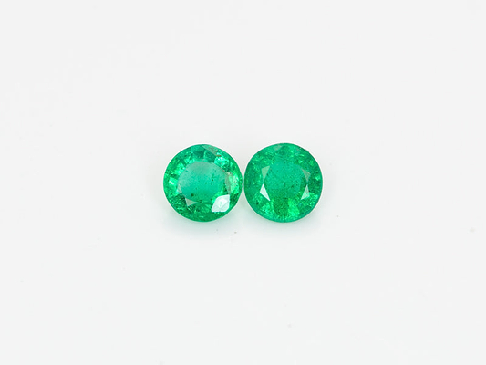 Round Green Emerald 0.40ct