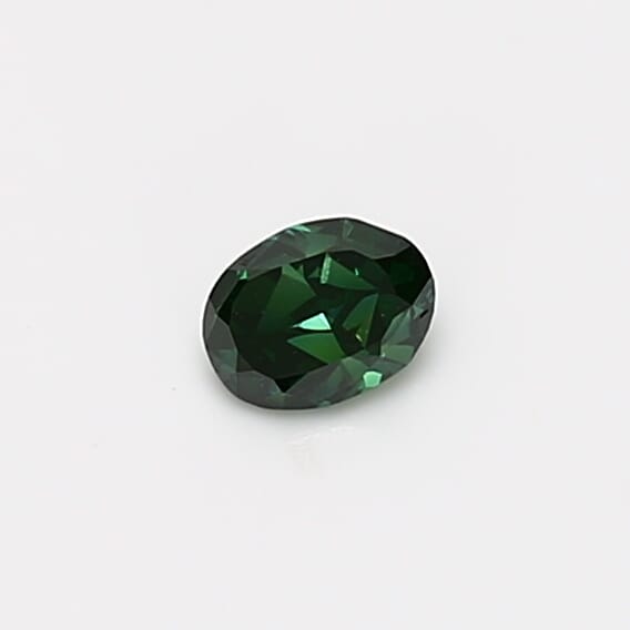 Oval 0.19ct Fancy Deep  Green VS2