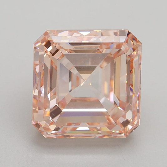 Asscher 5.01 Fancy  Pink VVS2