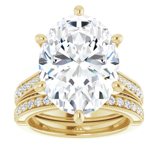 14K Yellow Engagement Ring Mounting