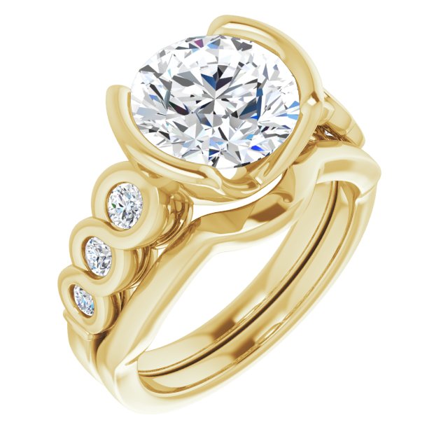 14K Yellow Engagement Ring Mounting