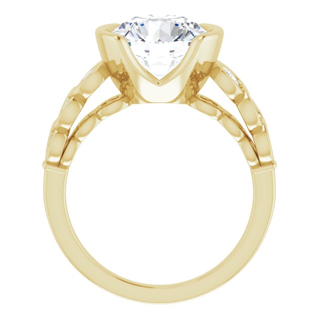 14K Yellow Engagement Ring Mounting