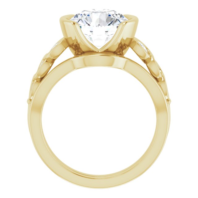 14K Yellow Engagement Ring Mounting