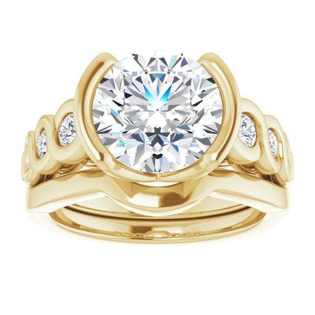 14K Yellow Engagement Ring Mounting