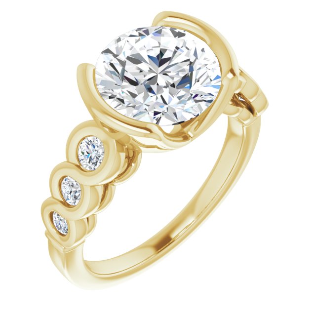 14K Yellow Engagement Ring Mounting