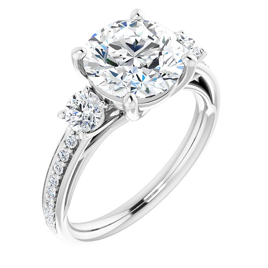 Platinum Engagement Ring Mounting