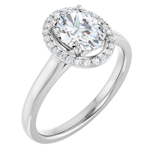 Platinum Engagement Ring Mounting