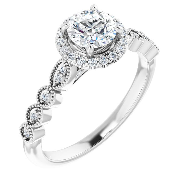 Platinum Engagement Ring Mounting