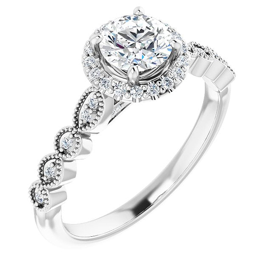 Platinum Engagement Ring Mounting