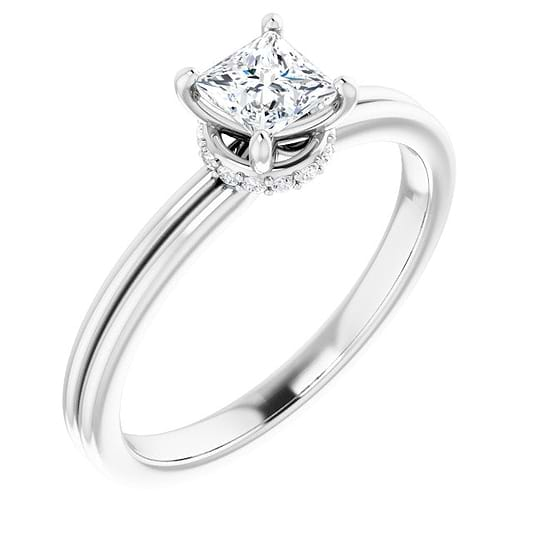 Platinum Engagement Ring Mounting