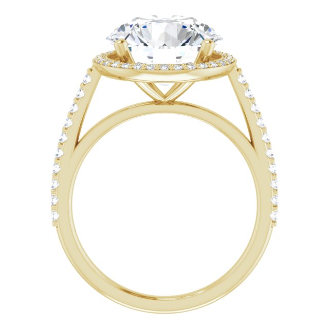 14K Yellow Engagement Ring Mounting