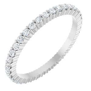 18k Lab-Grown Diamond Eternity Band