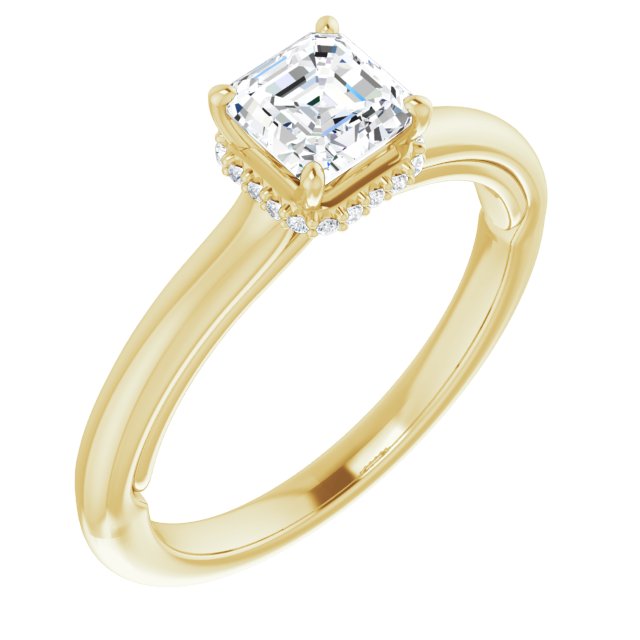 14K Yellow Engagement Ring Mounting