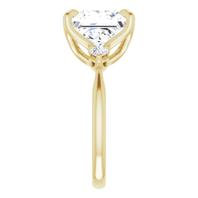 14K Yellow Ring Mounting